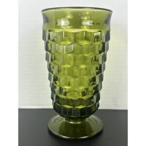 Whitehall Green Avocado Colony Iced Tea Tumbler Flared Rim
 Cube Design 6